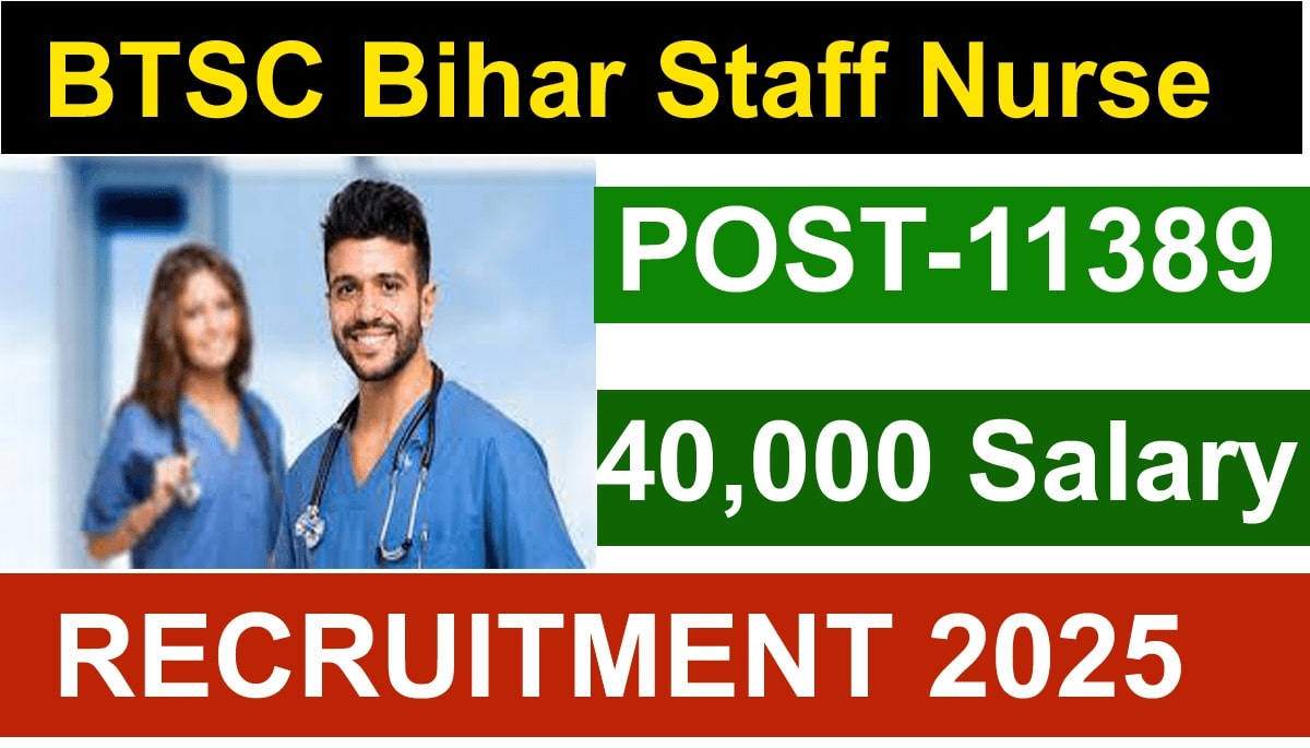 BTSC Staff Nurse Recruitment 2025