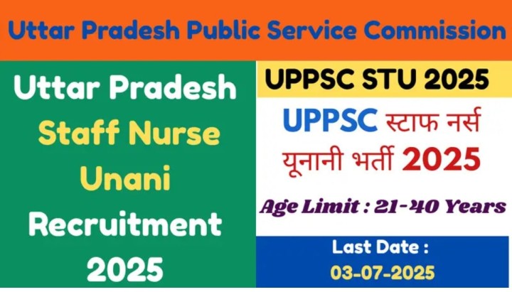 UPPSC Staff Nurse Bharti 2025